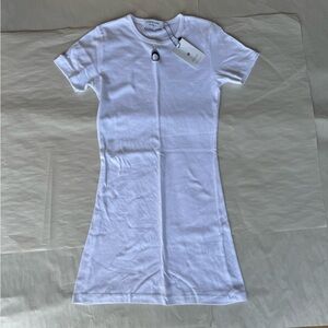 Women’s white t shirt dress